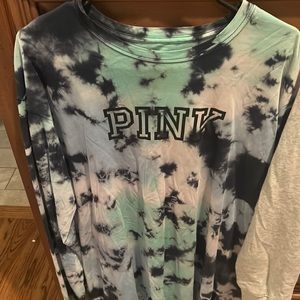 pink long sleeve shirt